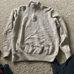 Quarter zip sweater
